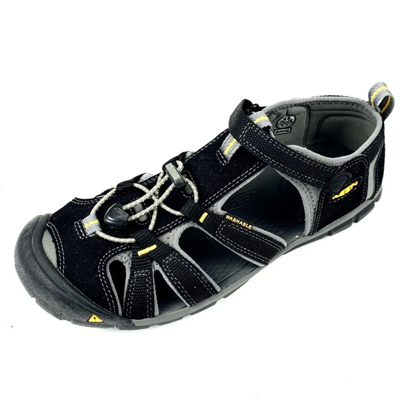 Keen Mens Seacamp2 Black Water Sandals Sz 7 (39) - Picture 1 of 8